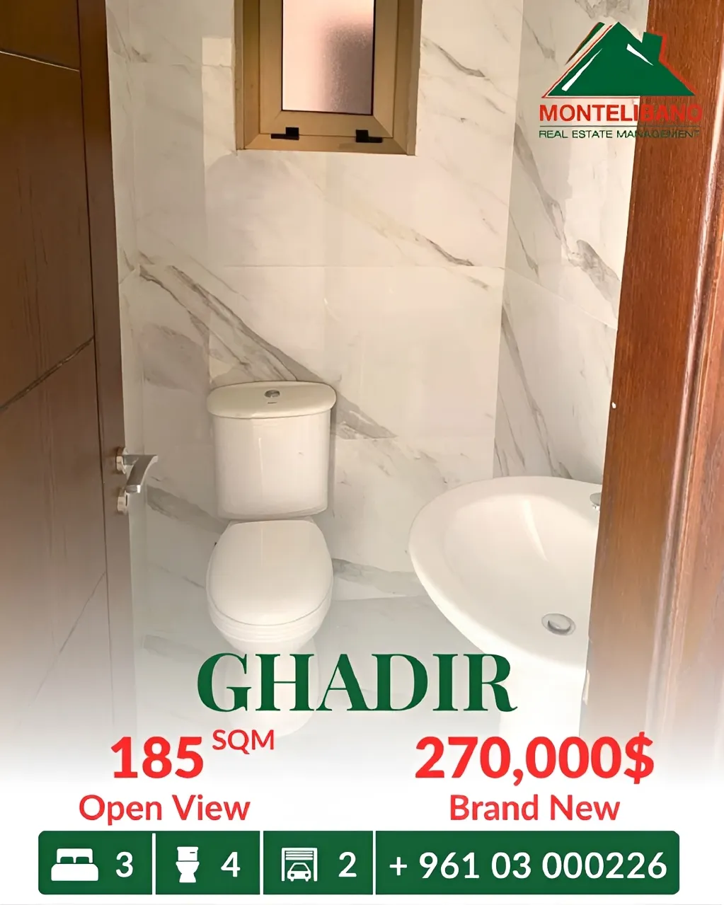 Apartment for sale in Ghadir, Lebanon