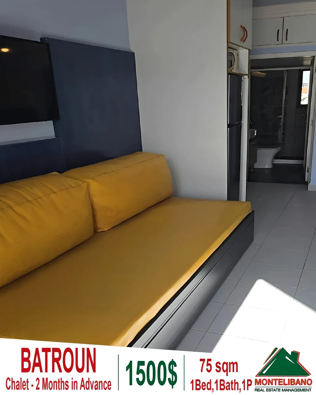 Chalet for Rent in Batroun, Lebanon - 1 bed, 1 bath