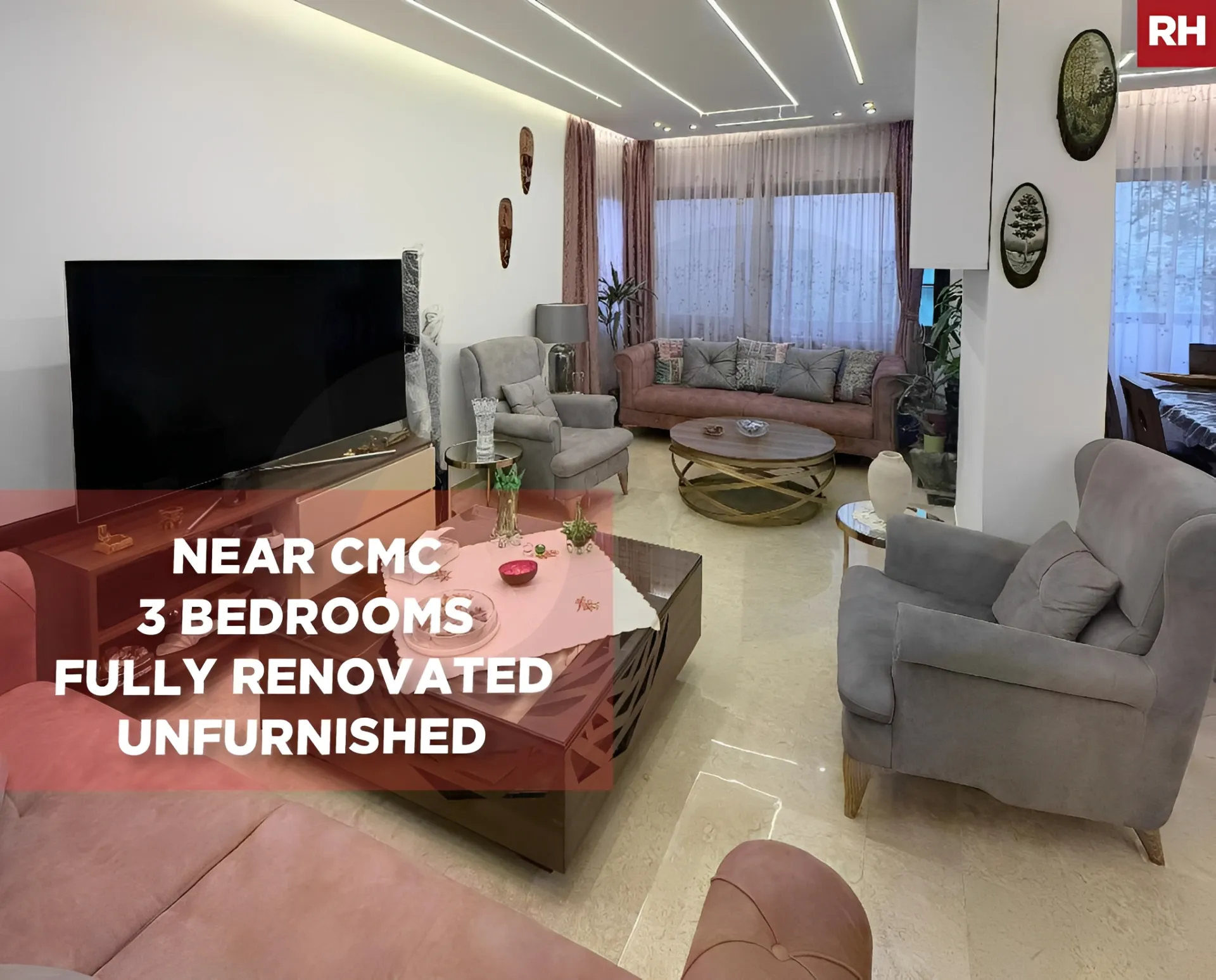 Apartment for Sale in Clemenceau, Bayrut, Lebanon - 3 bed, 4 bath