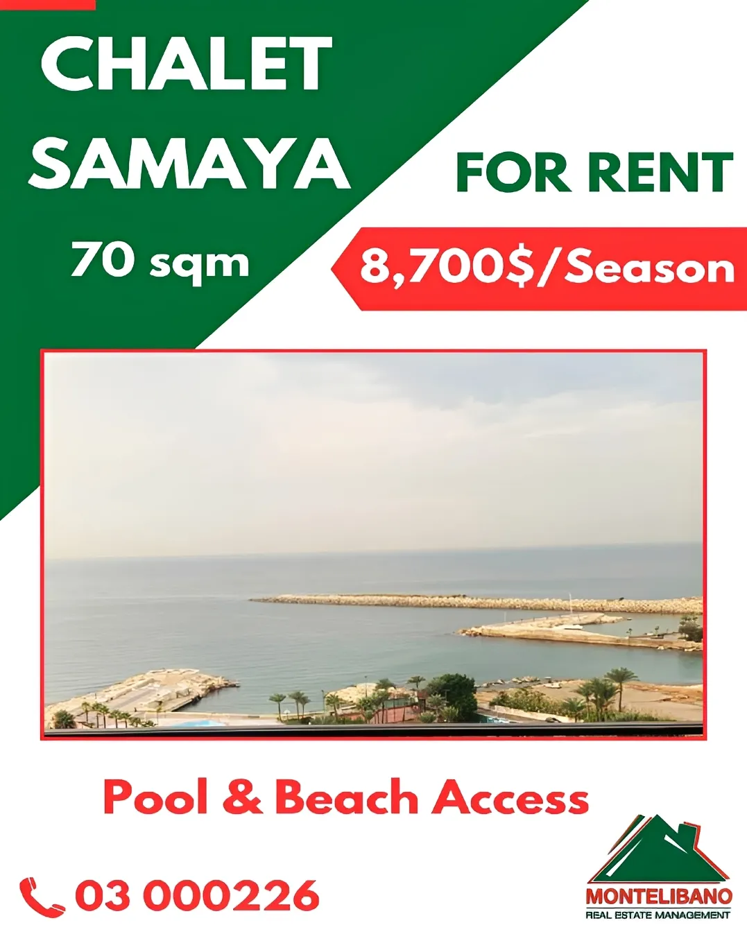 Chalet for rent in Kaslik, Lebanon - 1 bed, 0.5 bath