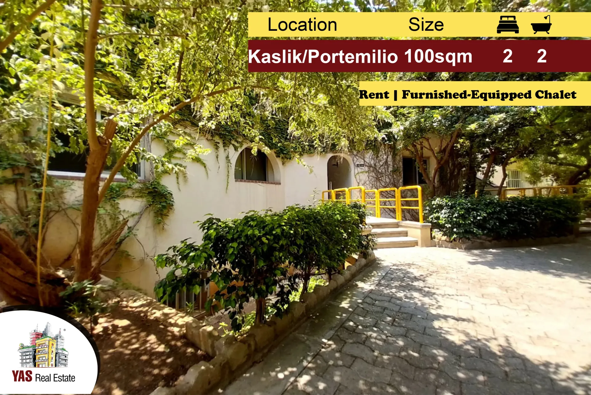Chalet for rent in Kaslik