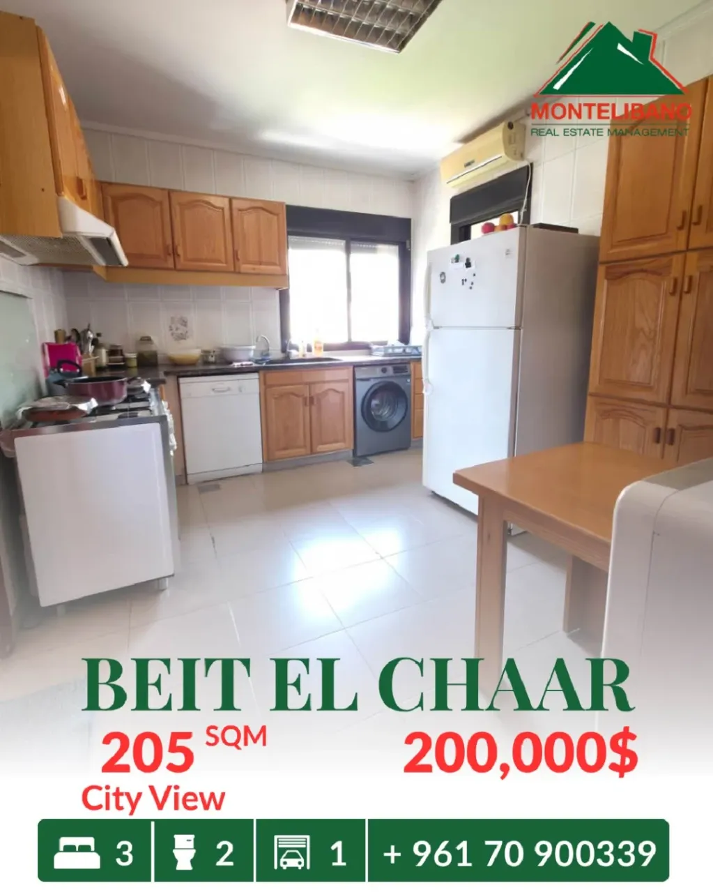 Apartment for sale in Beit El Chaar, Lebanon