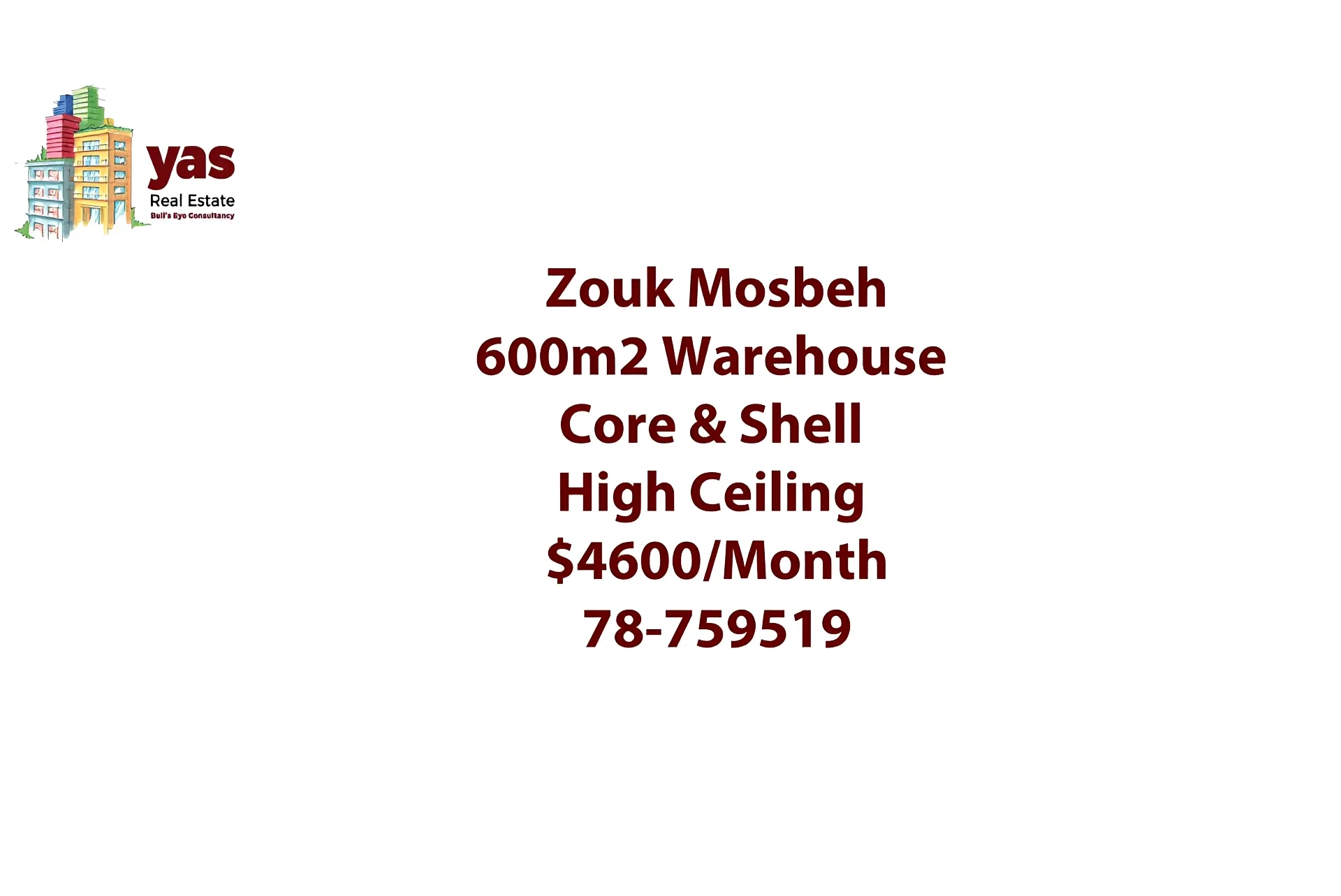 Shop for Rent in Kaslik
