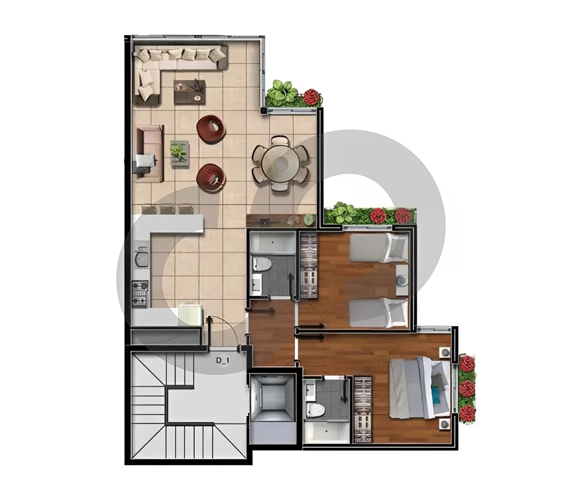 Apartment for Sale in Aatchane, Lebanon - 2 bed, 2 bath