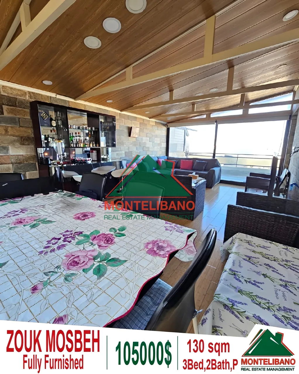 Apartment for Sale in Zouk Mosbeh, Lebanon - 3 bed, 2 bath