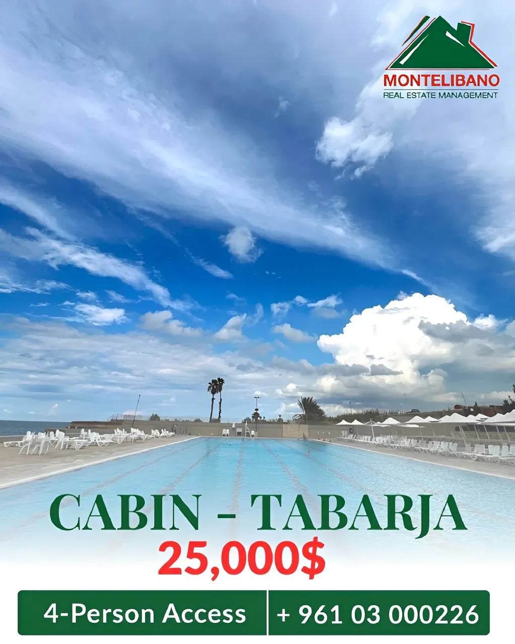 Chalet for sale in Tabarja