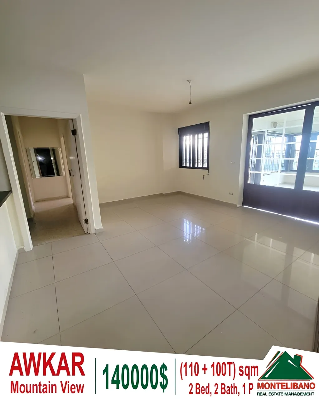 Apartment for sale in Beit Aaoukar, Lebanon - 2 bed, 2 bath