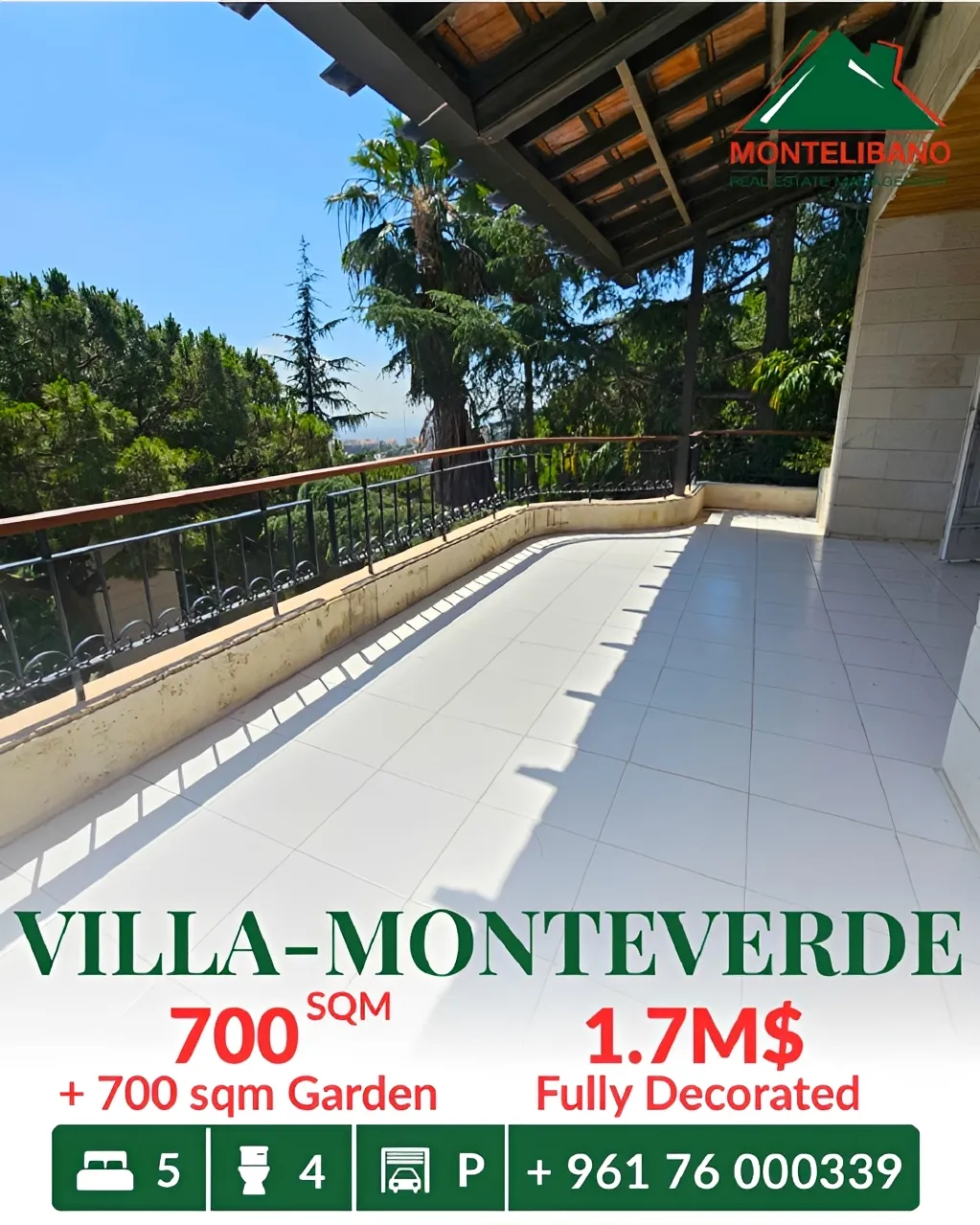 Villa for sale in Monteverde Main Street، Lebanon