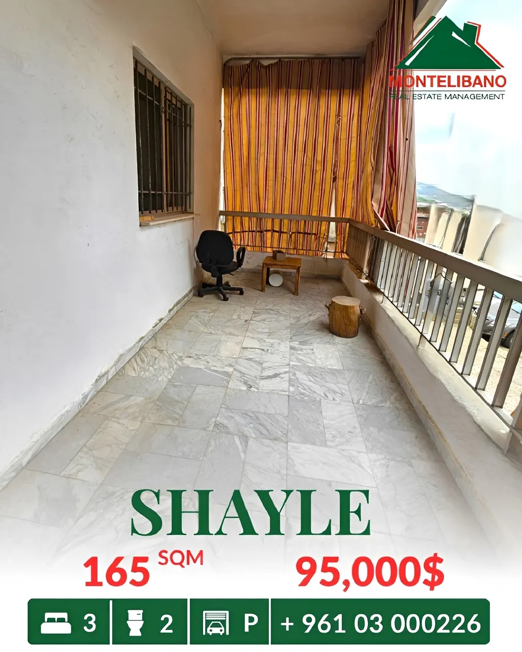 Apartment for sale in Sehayleh, Lebanon - 3 bed, 2 bath