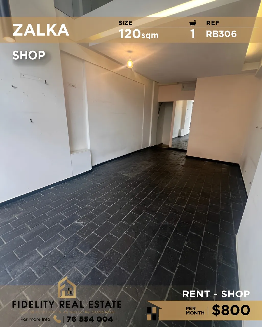 Shop for Rent in Zalqa, Lebanon