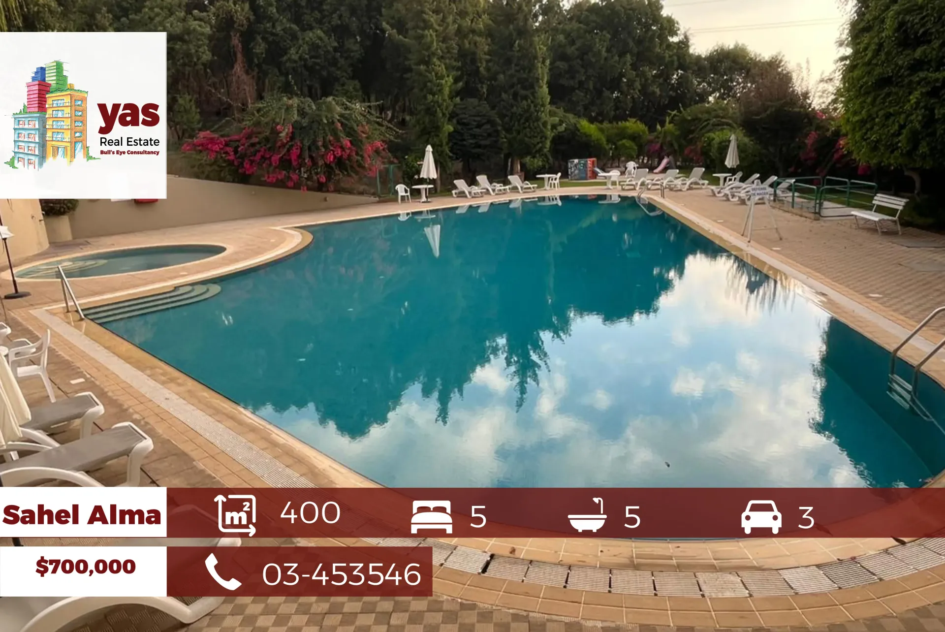 Apartment for Sale in Sahel Alma - 5 bed, 5 bath