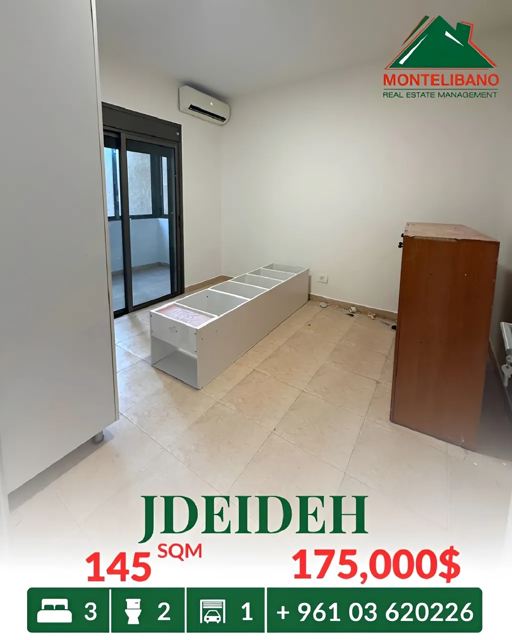 Apartment for sale in Jdeideh