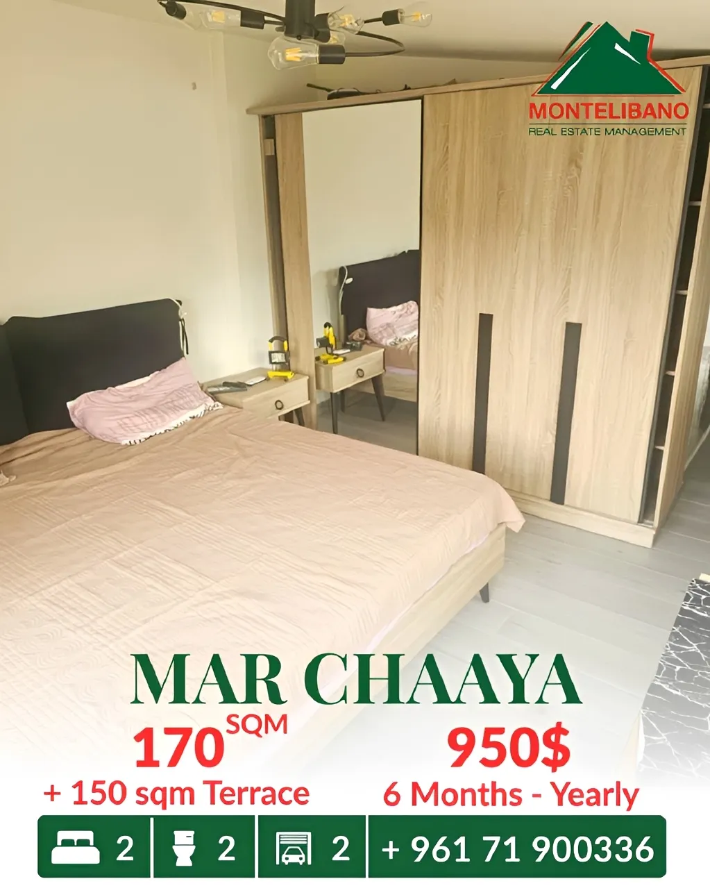 Apartment for rent in Mar Chaaya
