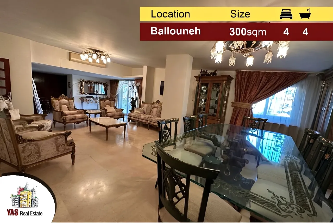 Apartment for Sale in Ballouneh - 4 bed, 4 bath