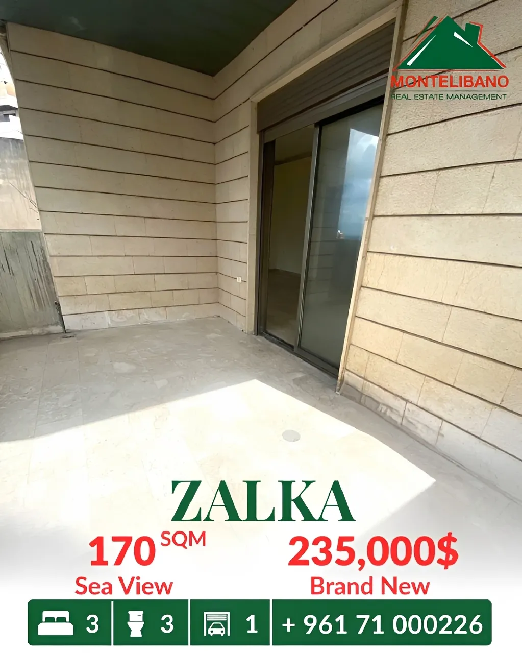 Apartment for sale in Zalqa