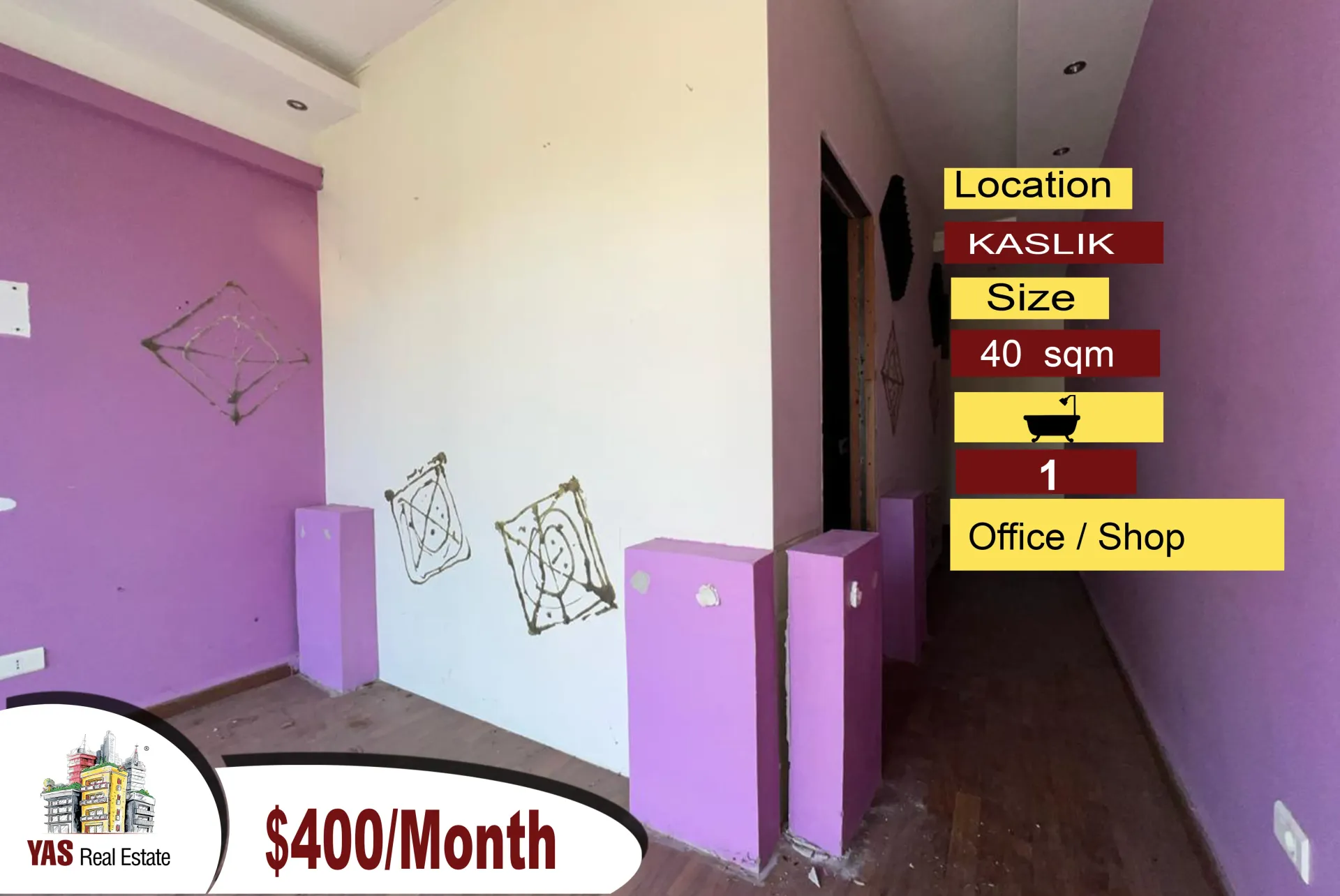 Shop for rent in Kaslik