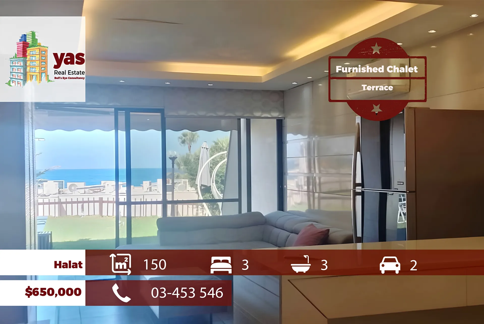 Chalet for Sale in Halat