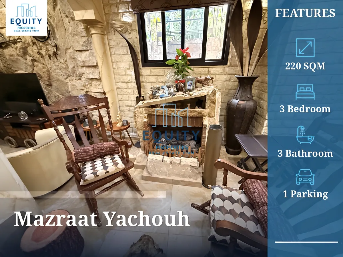 Apartment for sale in Mazraat Yachouh