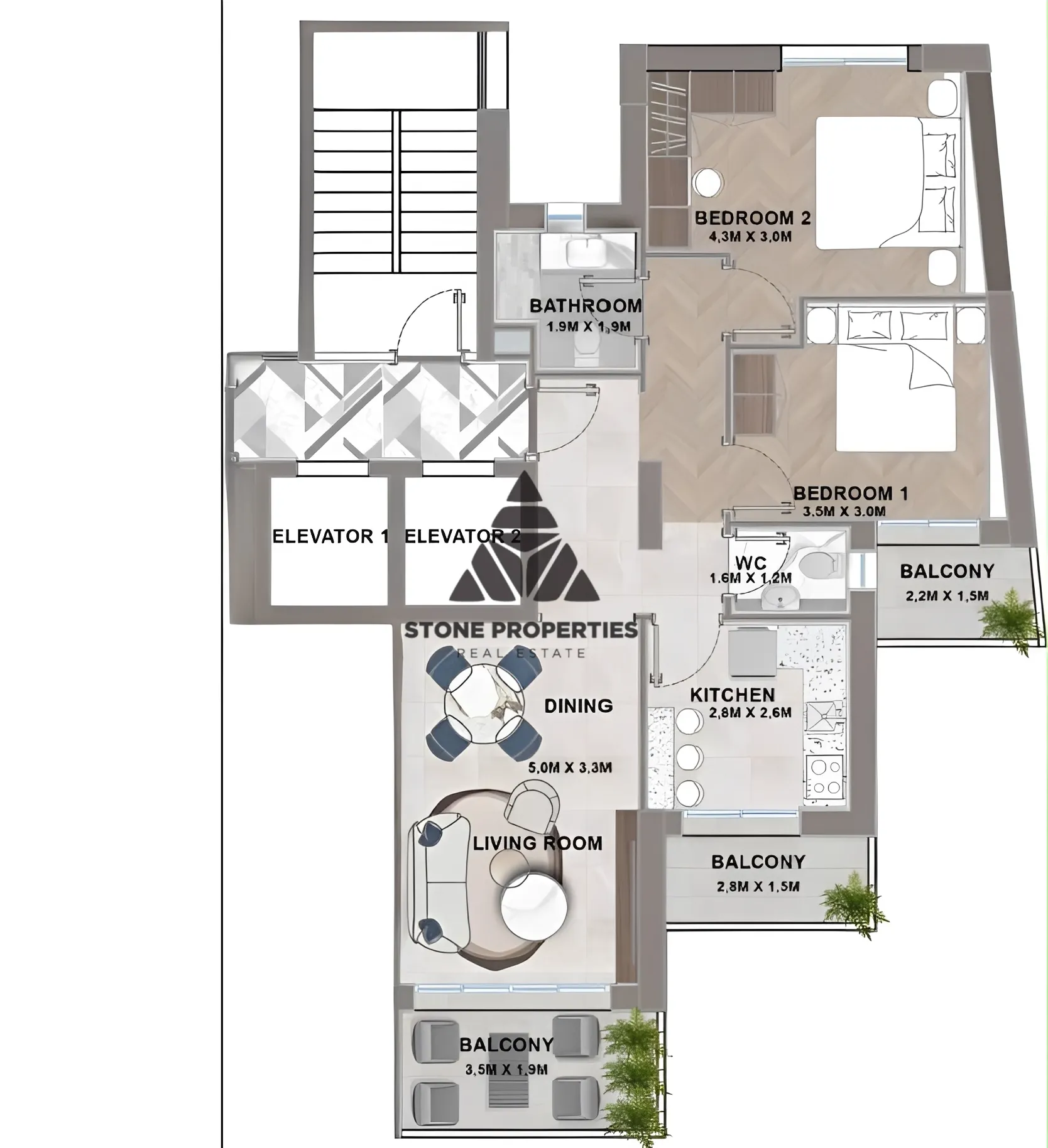 Apartment for sale in Hamra, beirut, lebanon