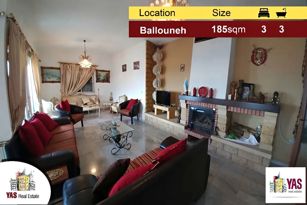 Apartment for Sale in Ballouneh