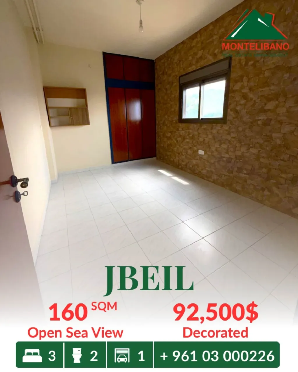 Apartment for sale in Jbeil, Lebanon