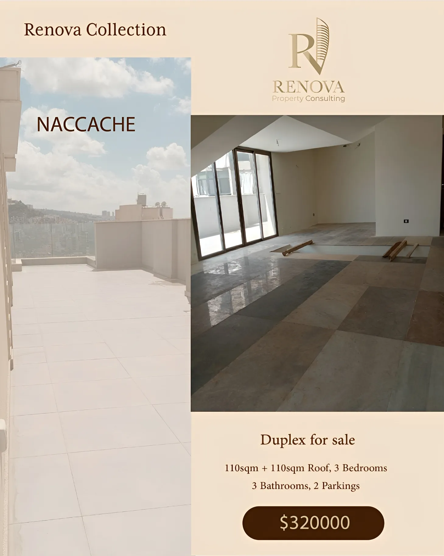 Duplex for sale in Naqqache, Lebanon