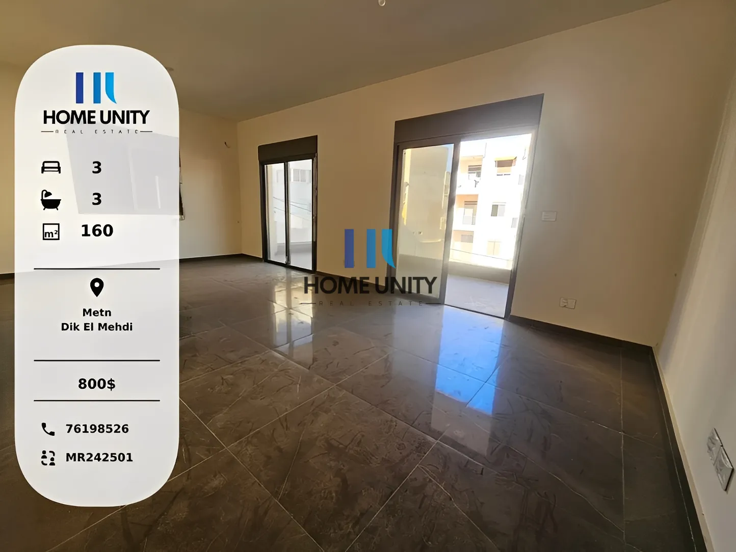 Apartment for Rent in Dik El Mehdi, Lebanon - 3 bed, 3 bath
