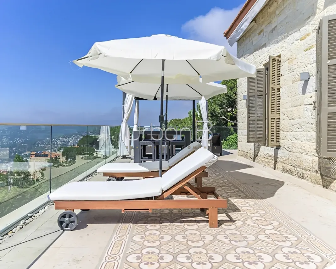 Villa for rent in Souk el gharb, lebanon