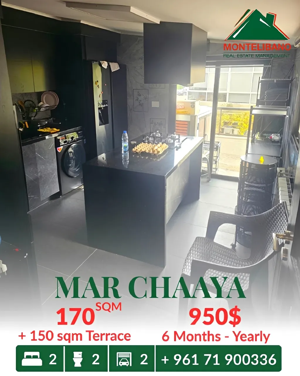 Apartment for rent in Mar Chaaya