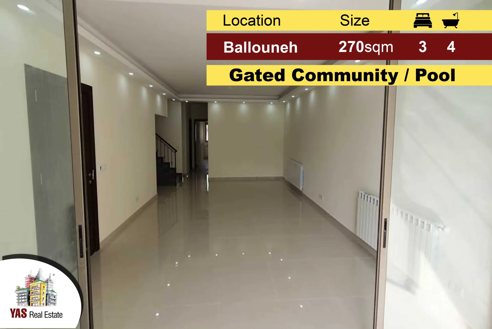Apartment for Sale in Ballouneh