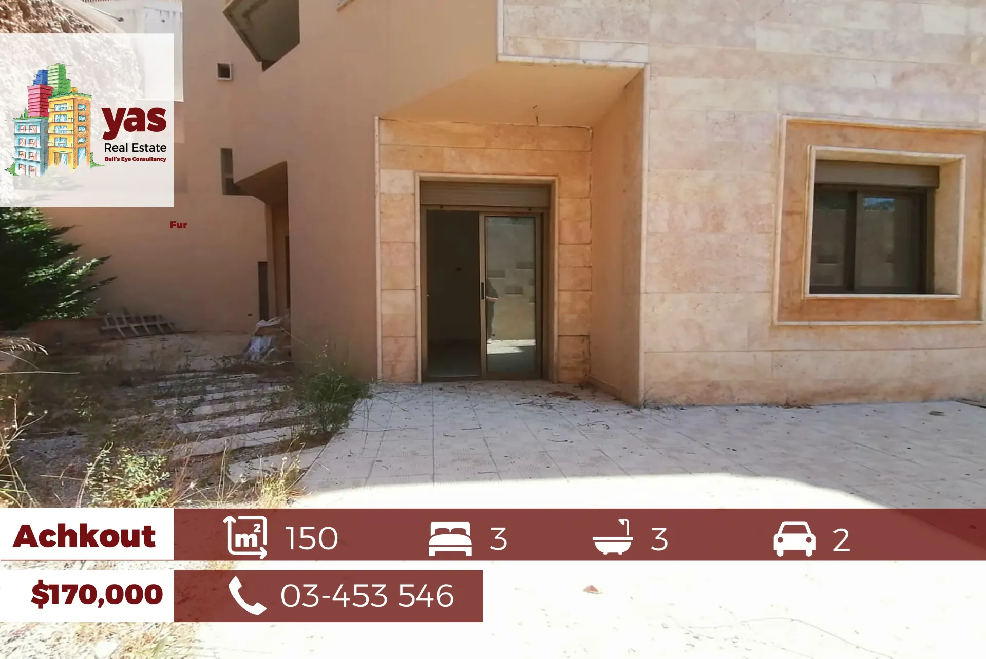 Apartment for Sale in Ashqout - 3 bed, 3 bath