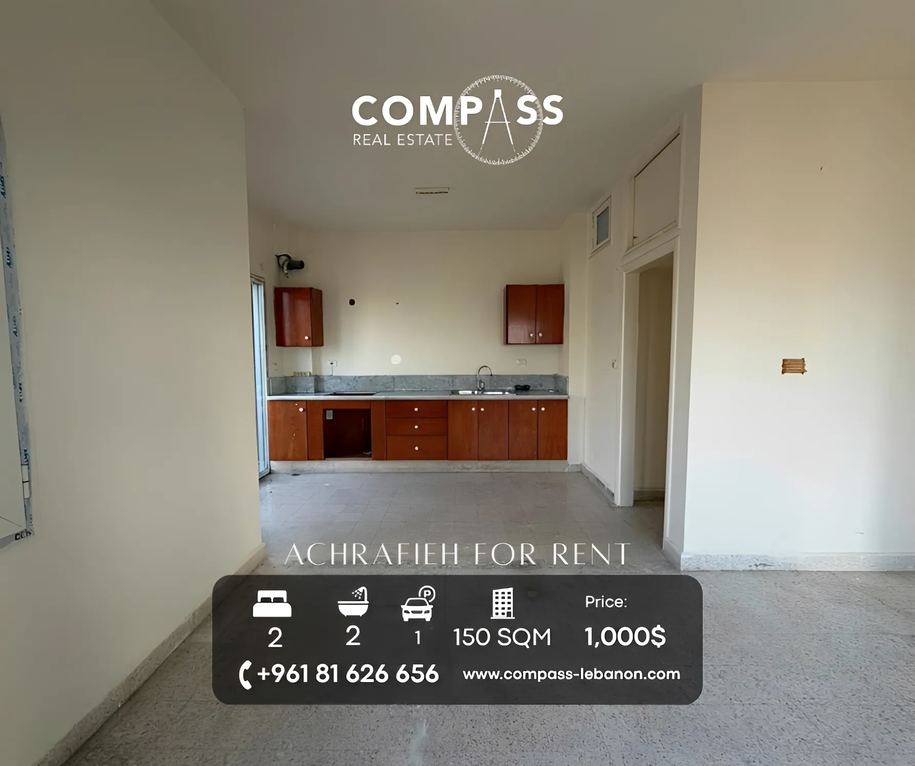 Apartment for rent in Achrafieh