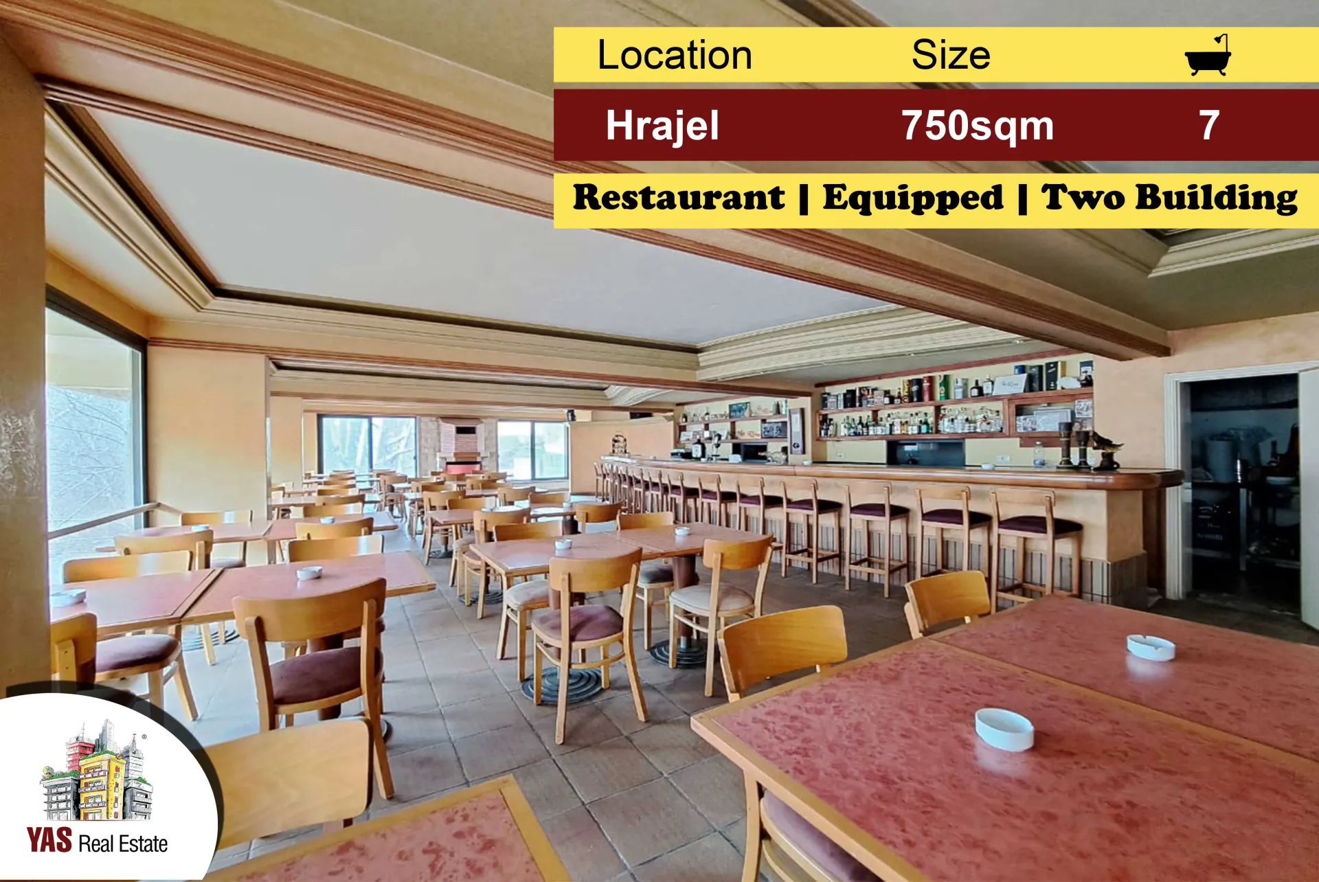 Restaurant for sale in Hrajel