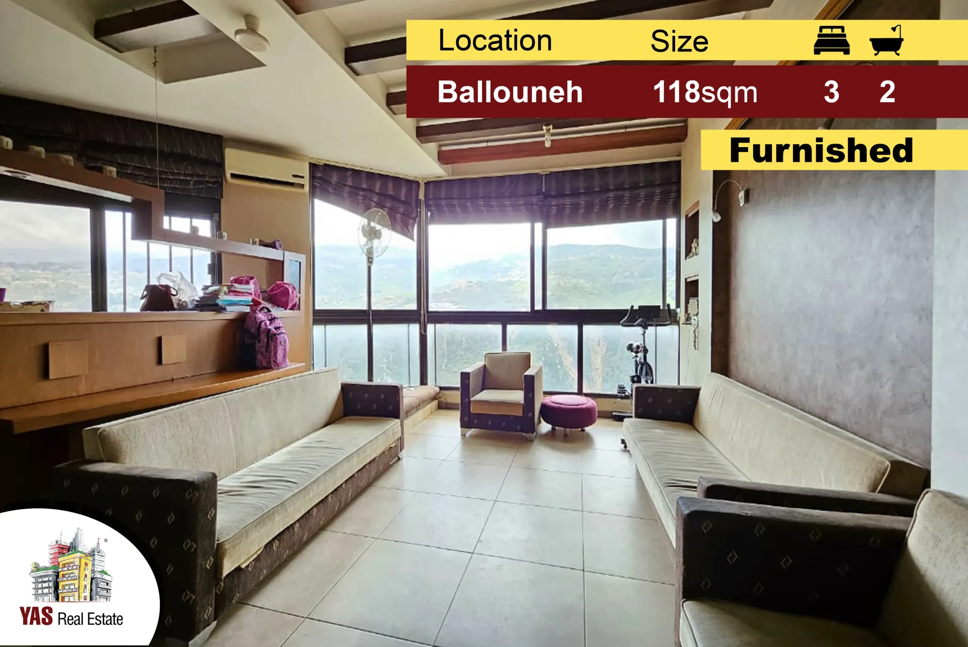 Apartment for Sale in Ballouneh