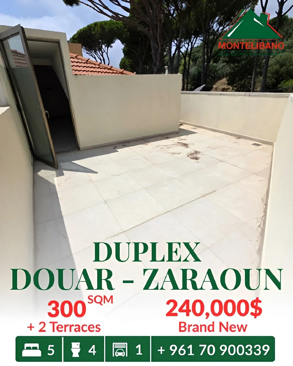Apartment for sale in Douar, Lebanon - 5 bed, 4 bath