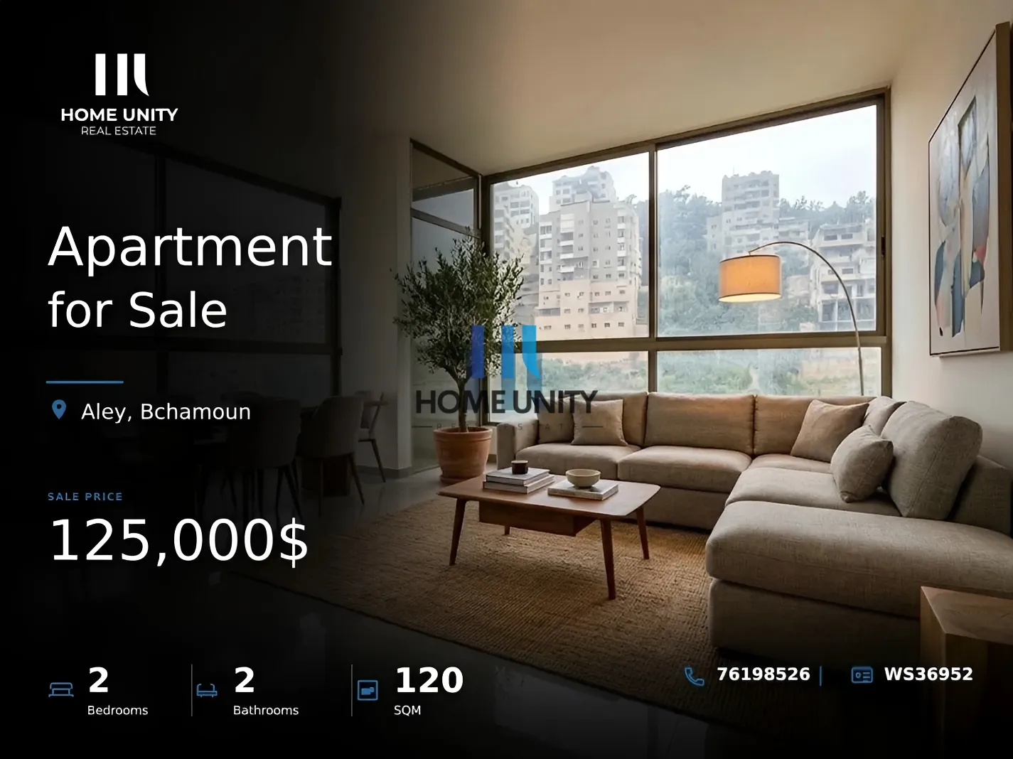 Apartment for sale in Bchamoun