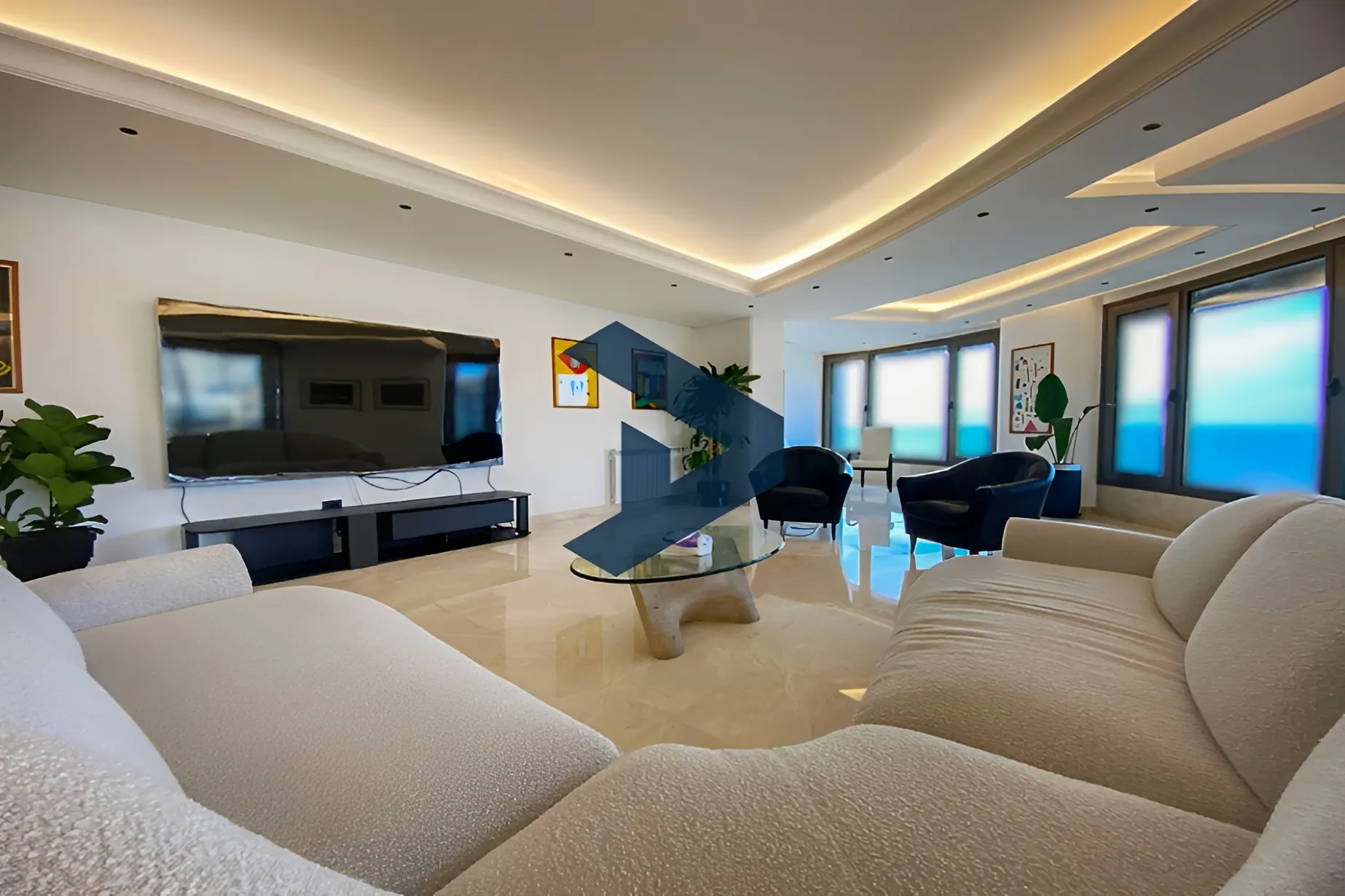 Apartment for sale in Raoucheh, Beirut, Lebanon - 3 bed, 5 bath