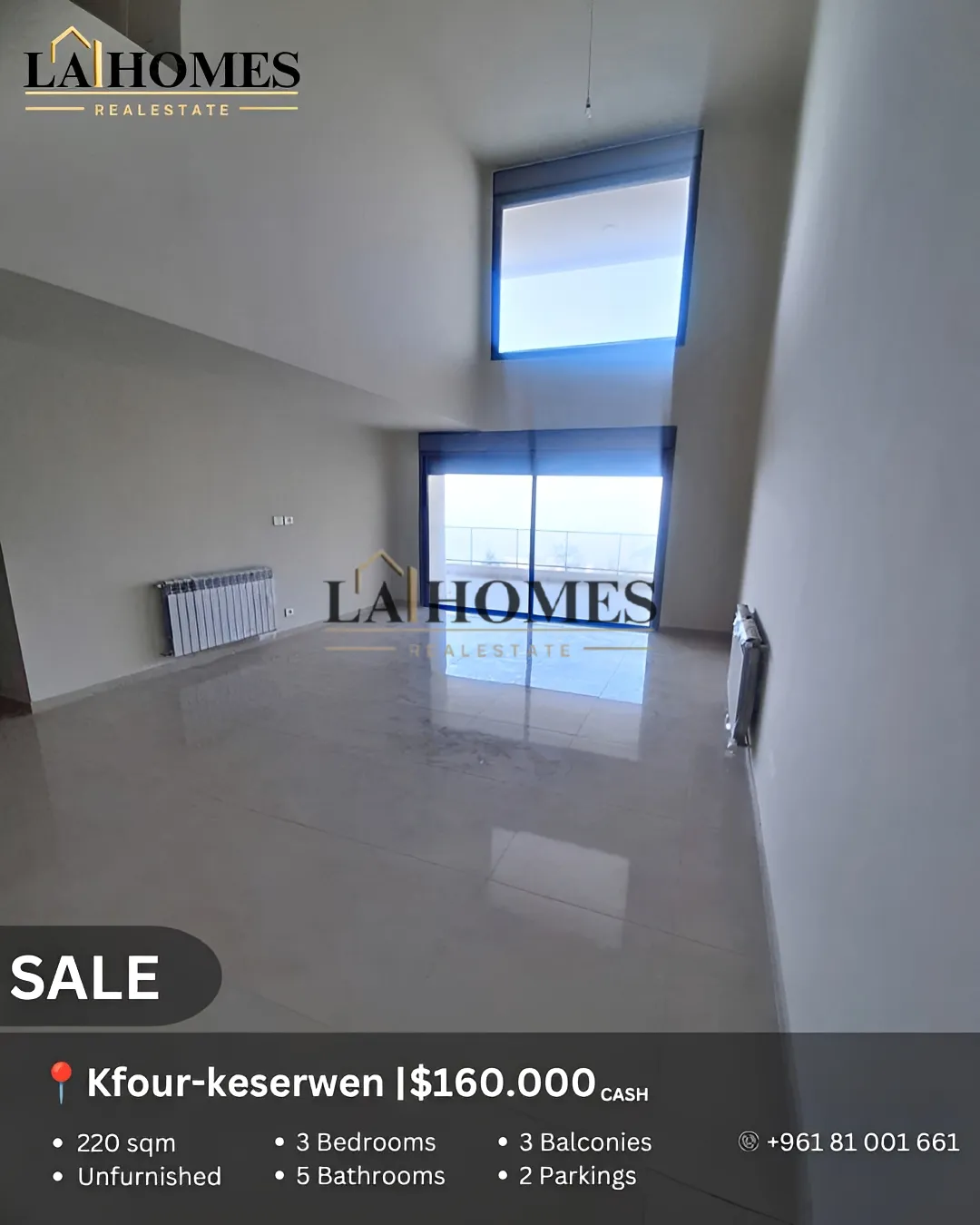 Apartment for sale in Kfour
