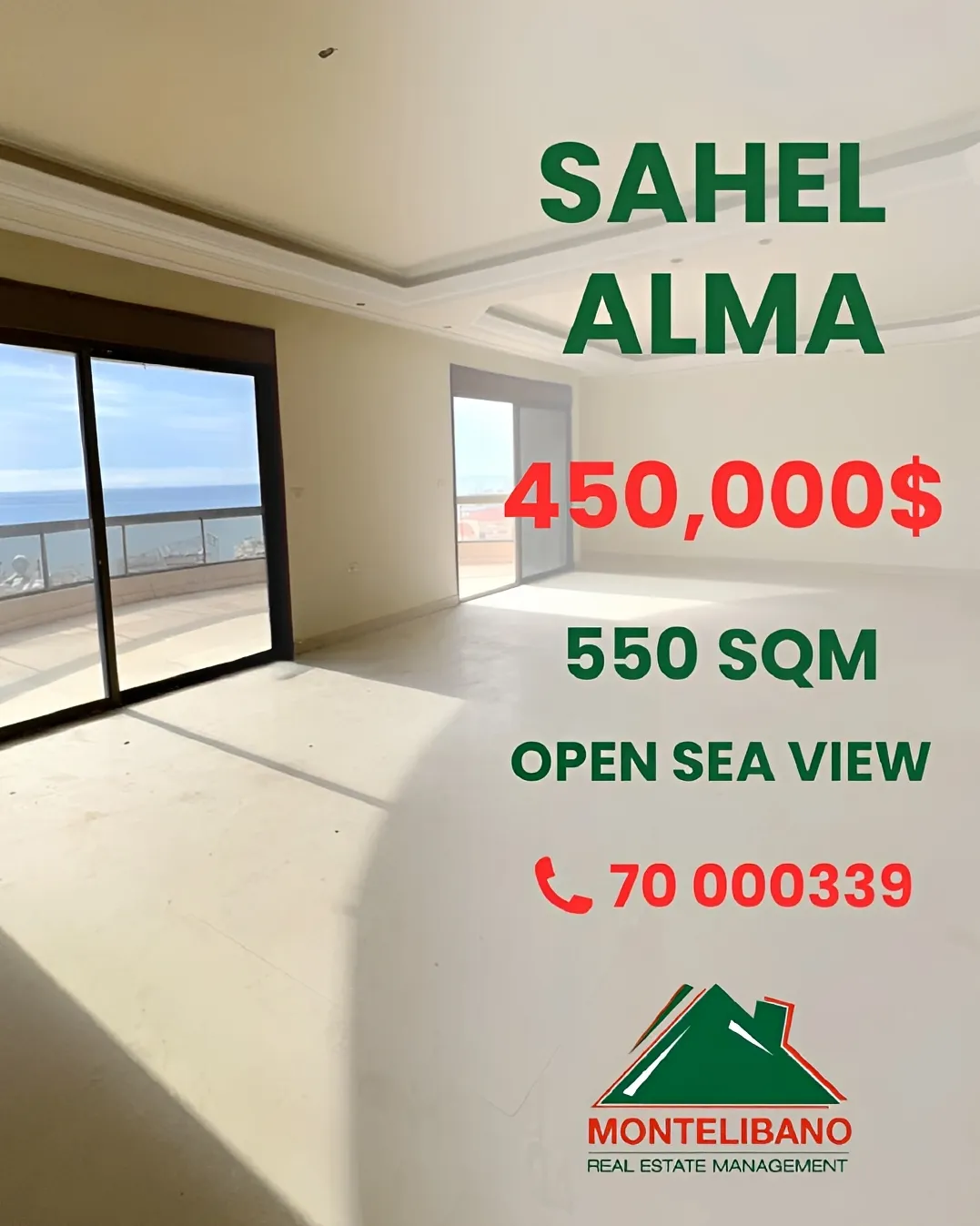 Apartment for sale in Sahel Aalma, Lebanon