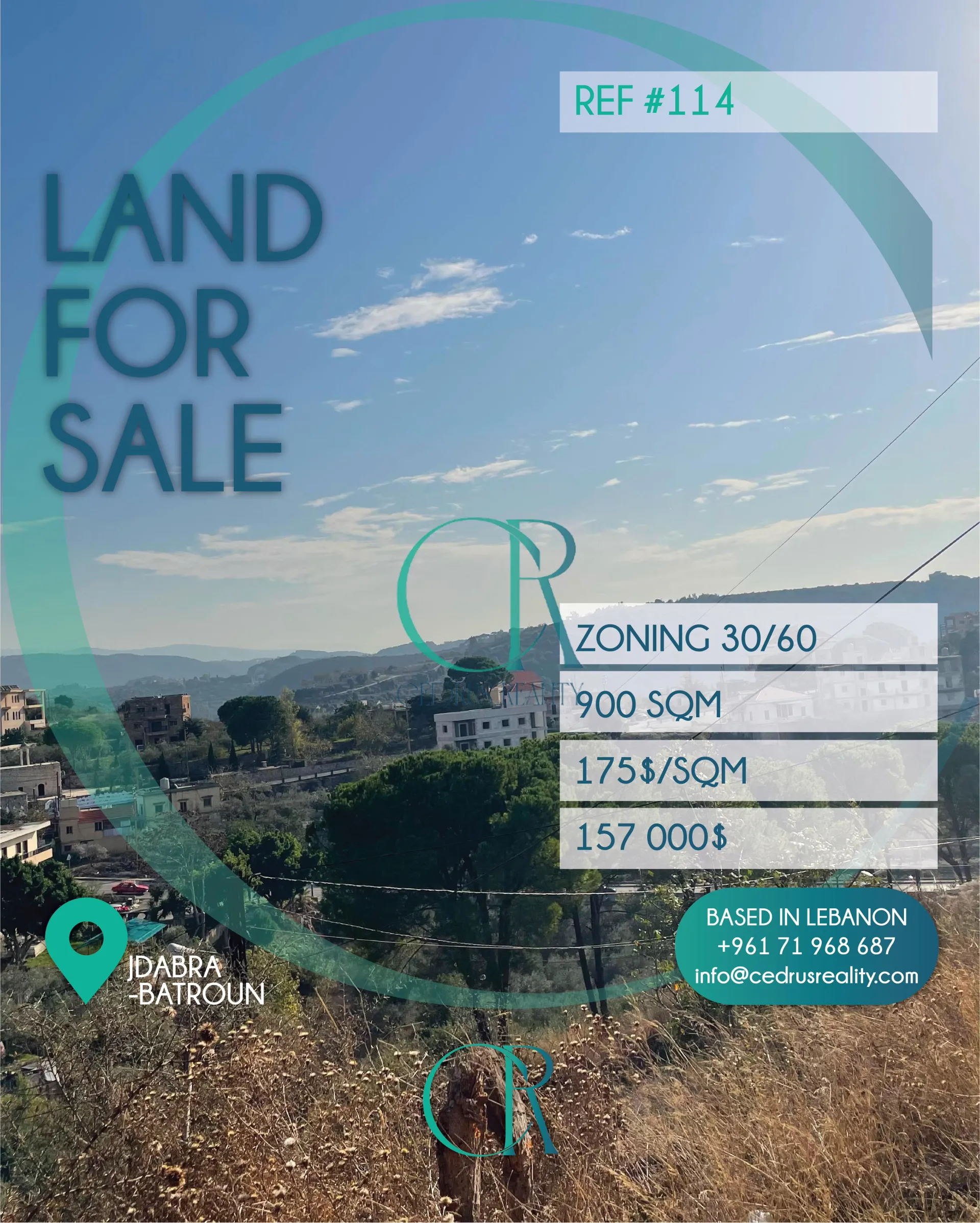 Residential Land for sale in Ijdabra, Lebanon