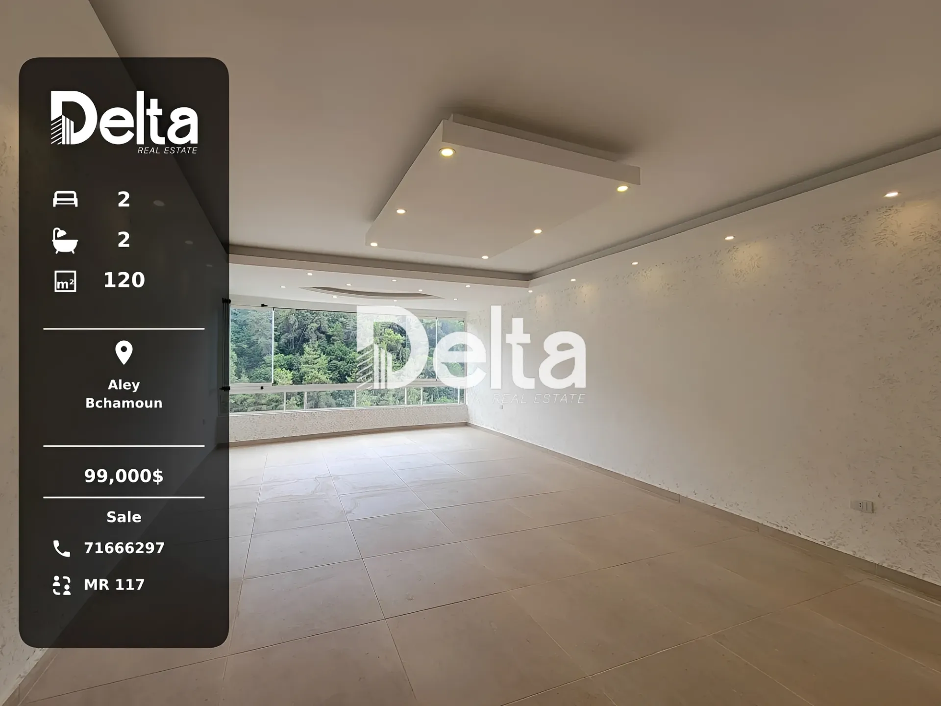 Apartment for sale in Bchamoun, Lebanon - 2 bed, 2 bath
