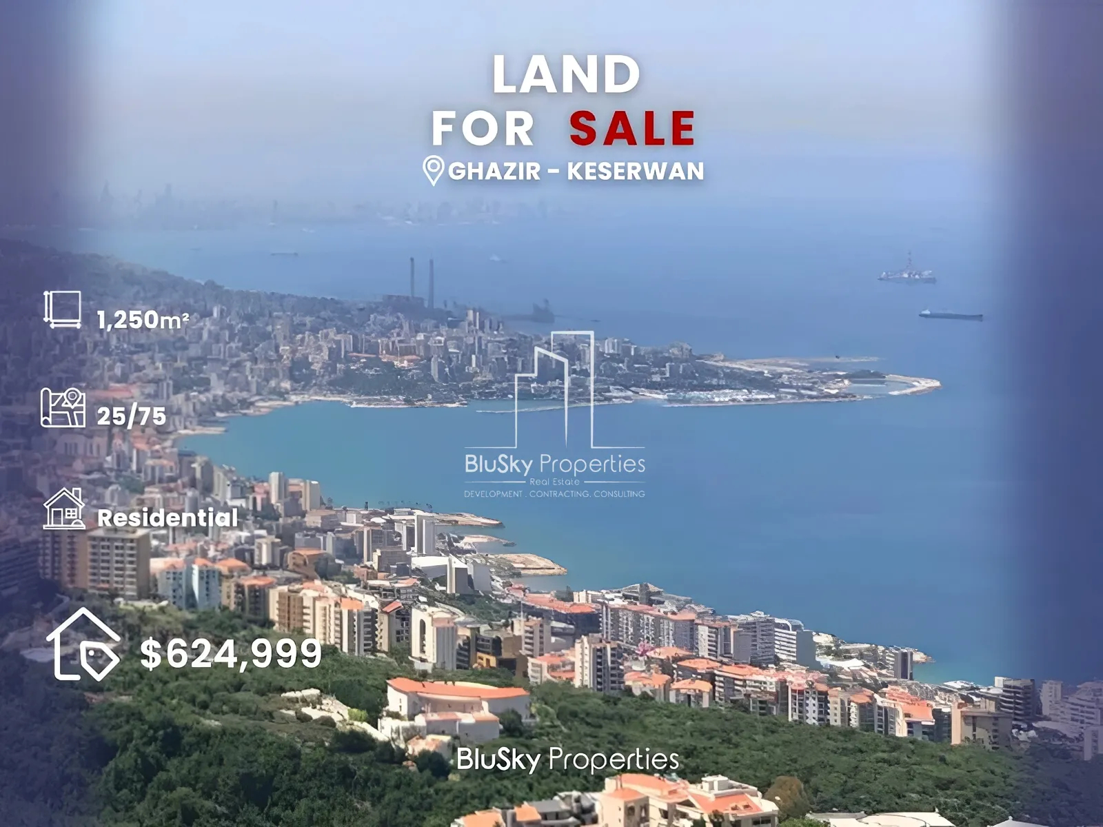 Land for Sale in Ghazir