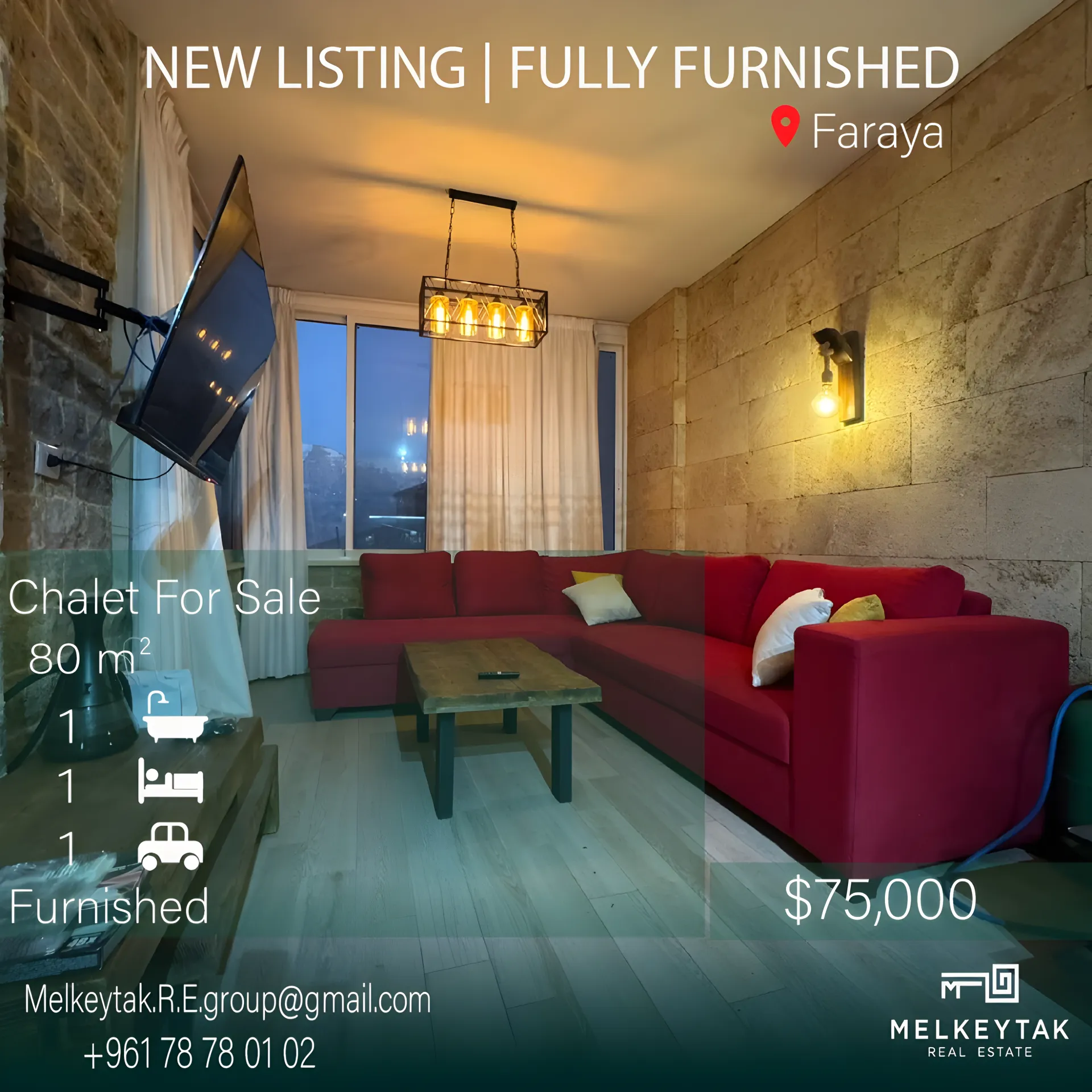 Chalet for sale in Faraiya, Lebanon