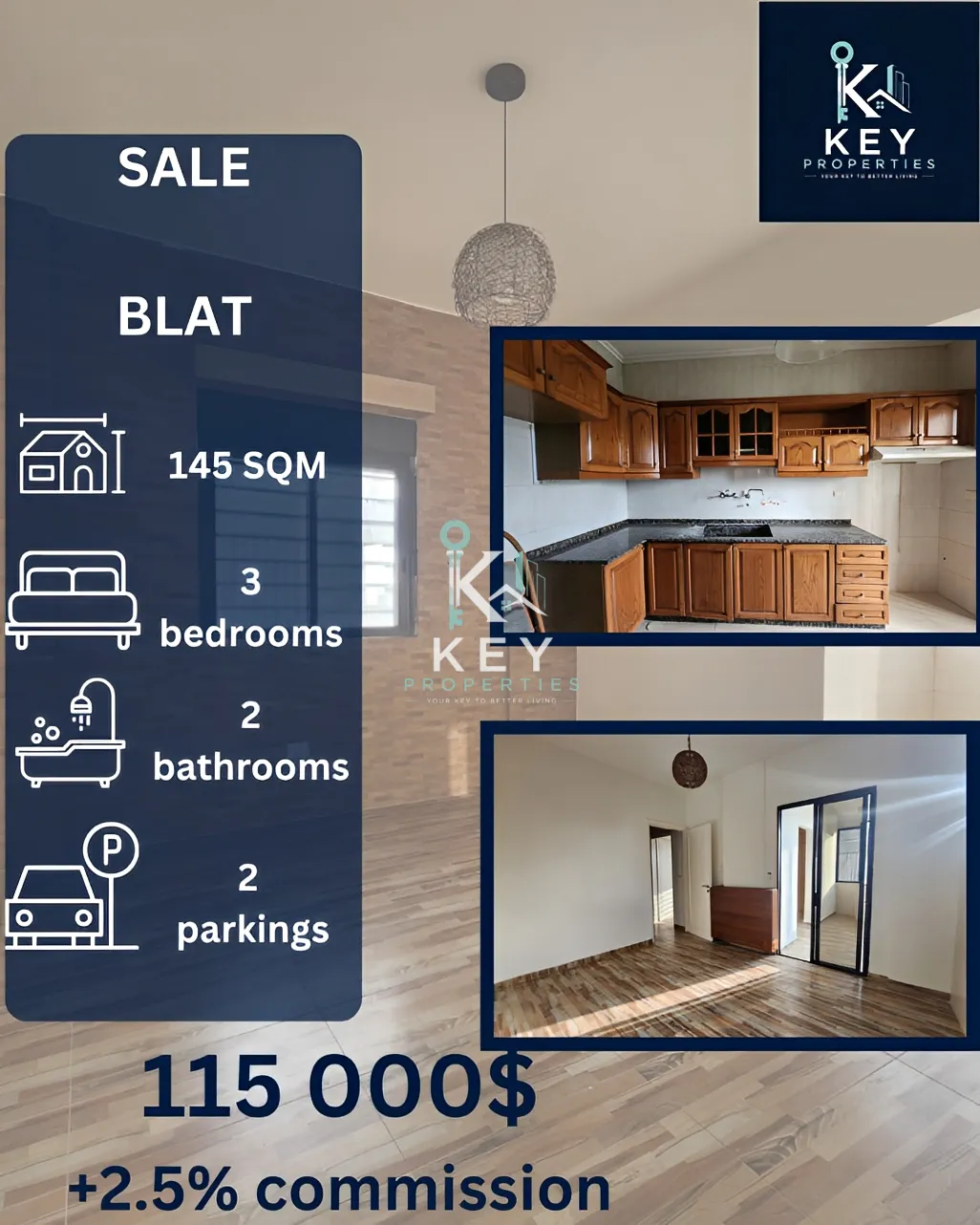 Apartment for sale in Blat