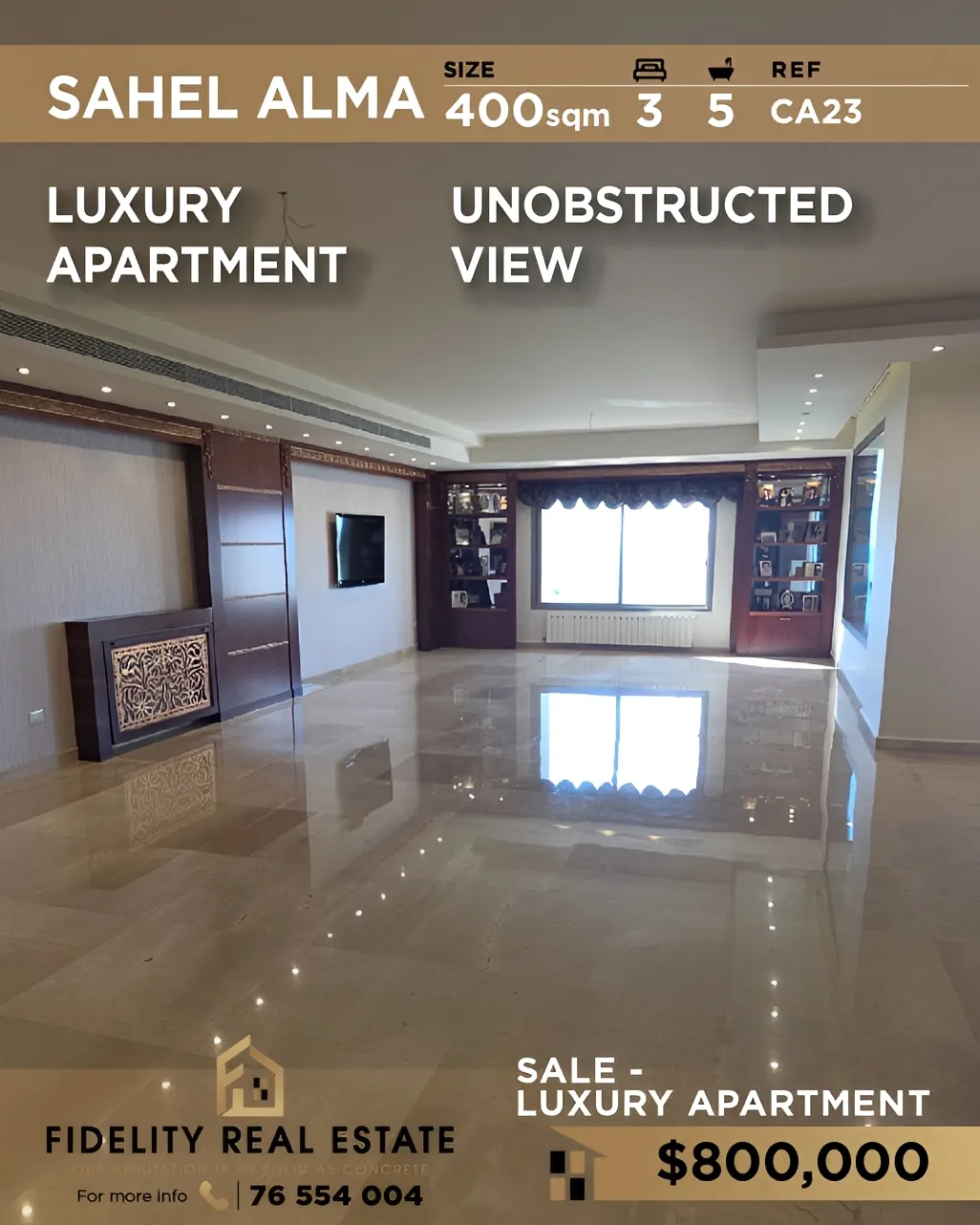 Apartment for sale in Sahel Aalma, Lebanon