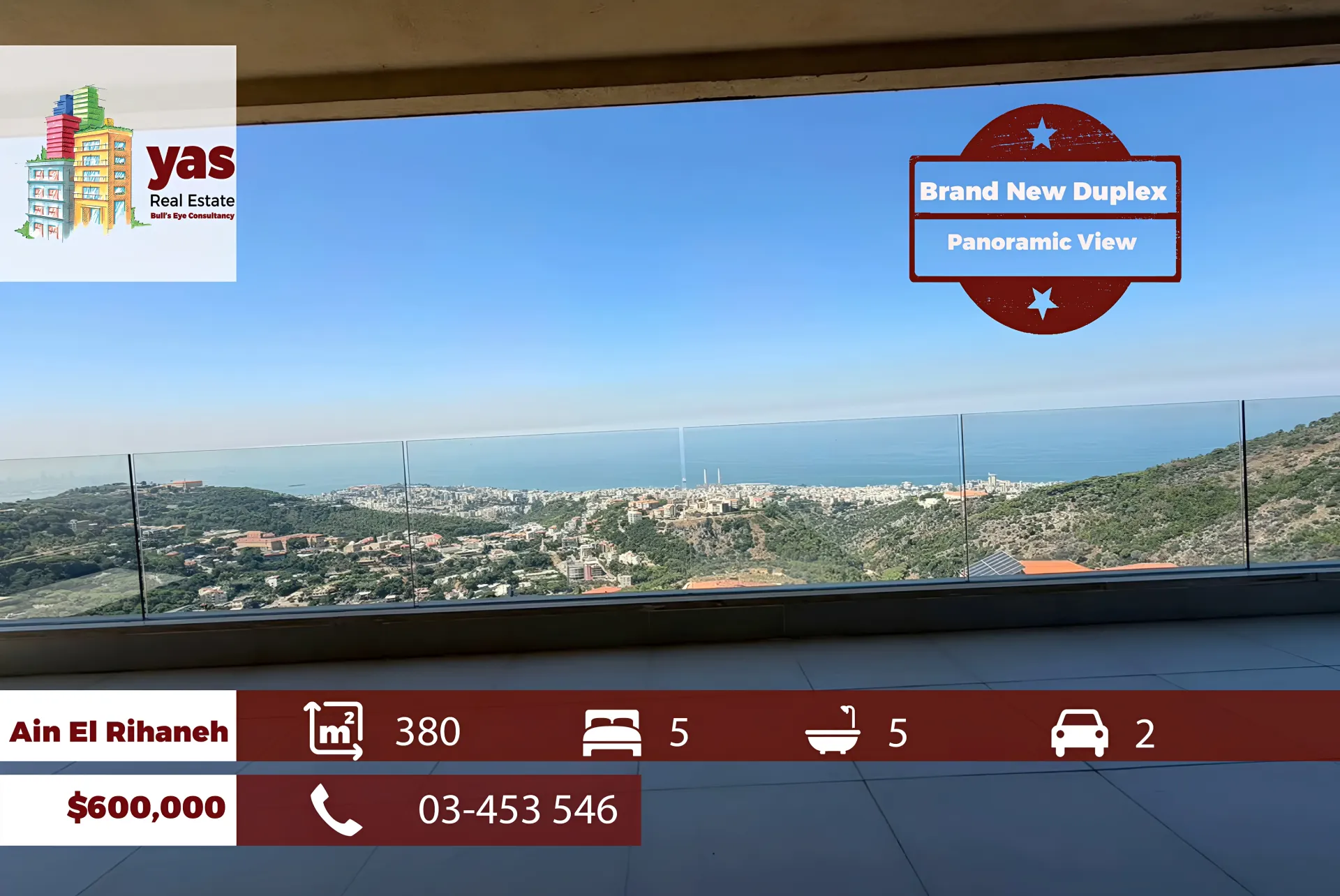 Apartment for Sale in Ain El Rihaneh