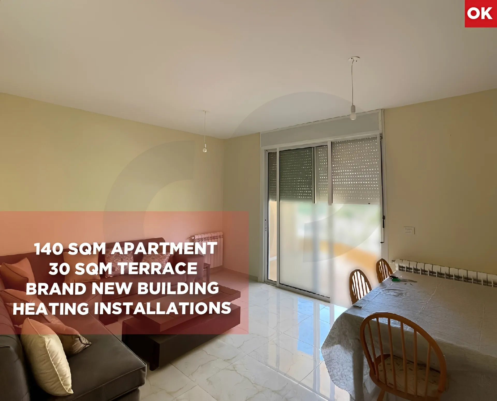 Apartment for Sale in Bhamdoun - 3 bed, 3 bath