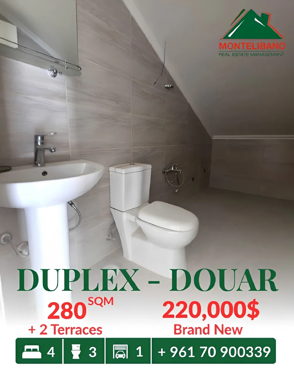 Apartment for sale in Douar, Lebanon