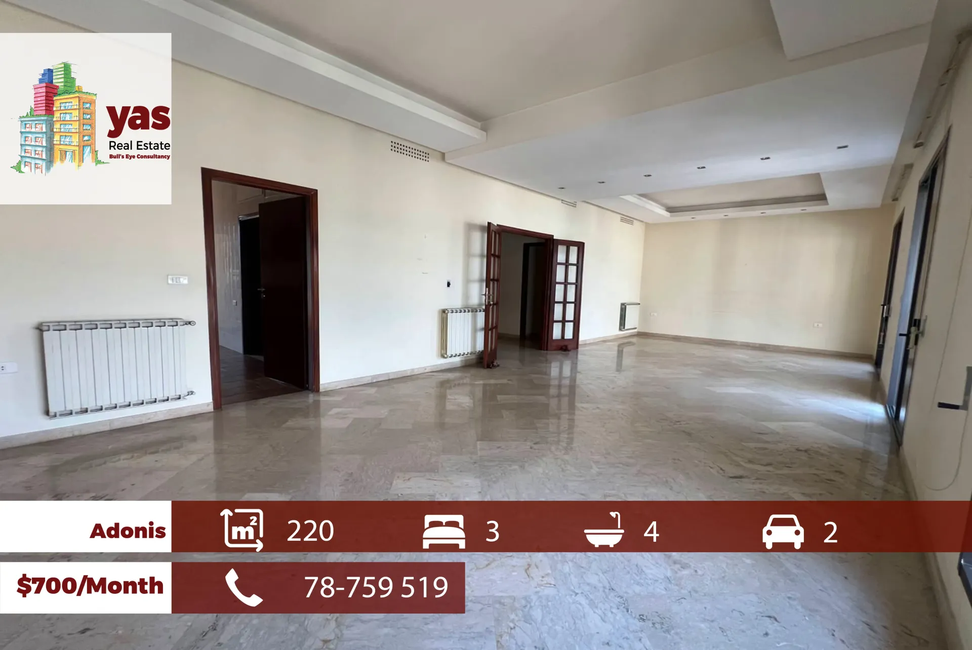 Apartment for Rent in Adonis - 3 bed, 4 bath