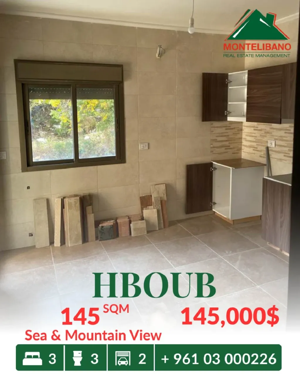 Apartment for sale in Habboub, Lebanon